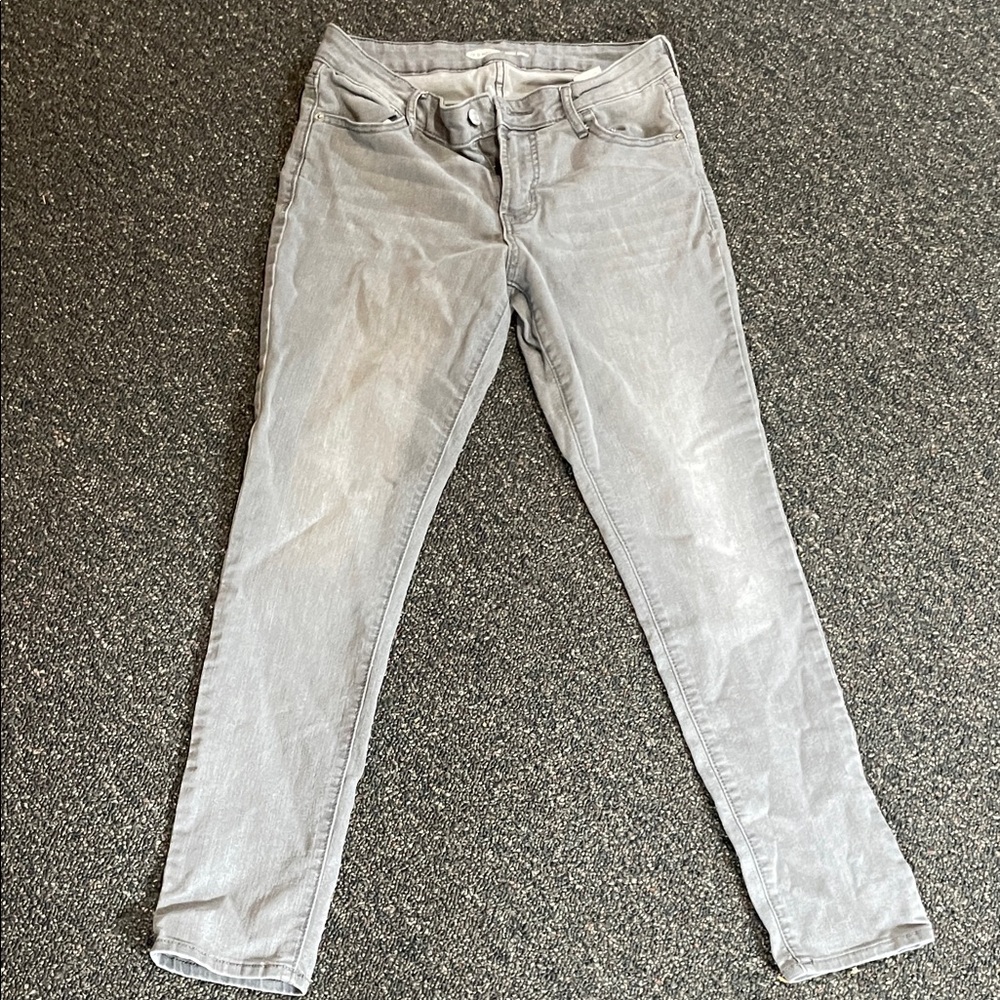 Old Navy Gray Super Skinny Jeans